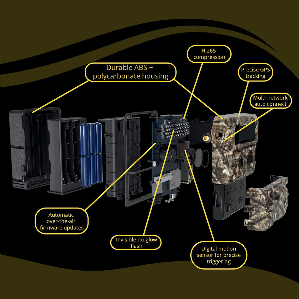 Yellowstone Y2 4G LTE Cellular Trail Camera with Phone App and 1080p HD Video