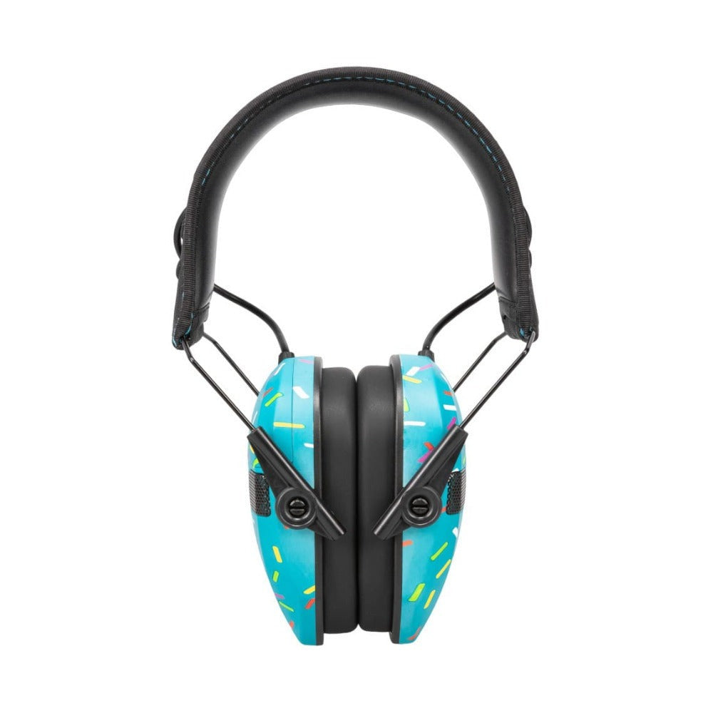 Walker’s Razor Slim Electronic Ear Muffs (Blue Sprinkles)