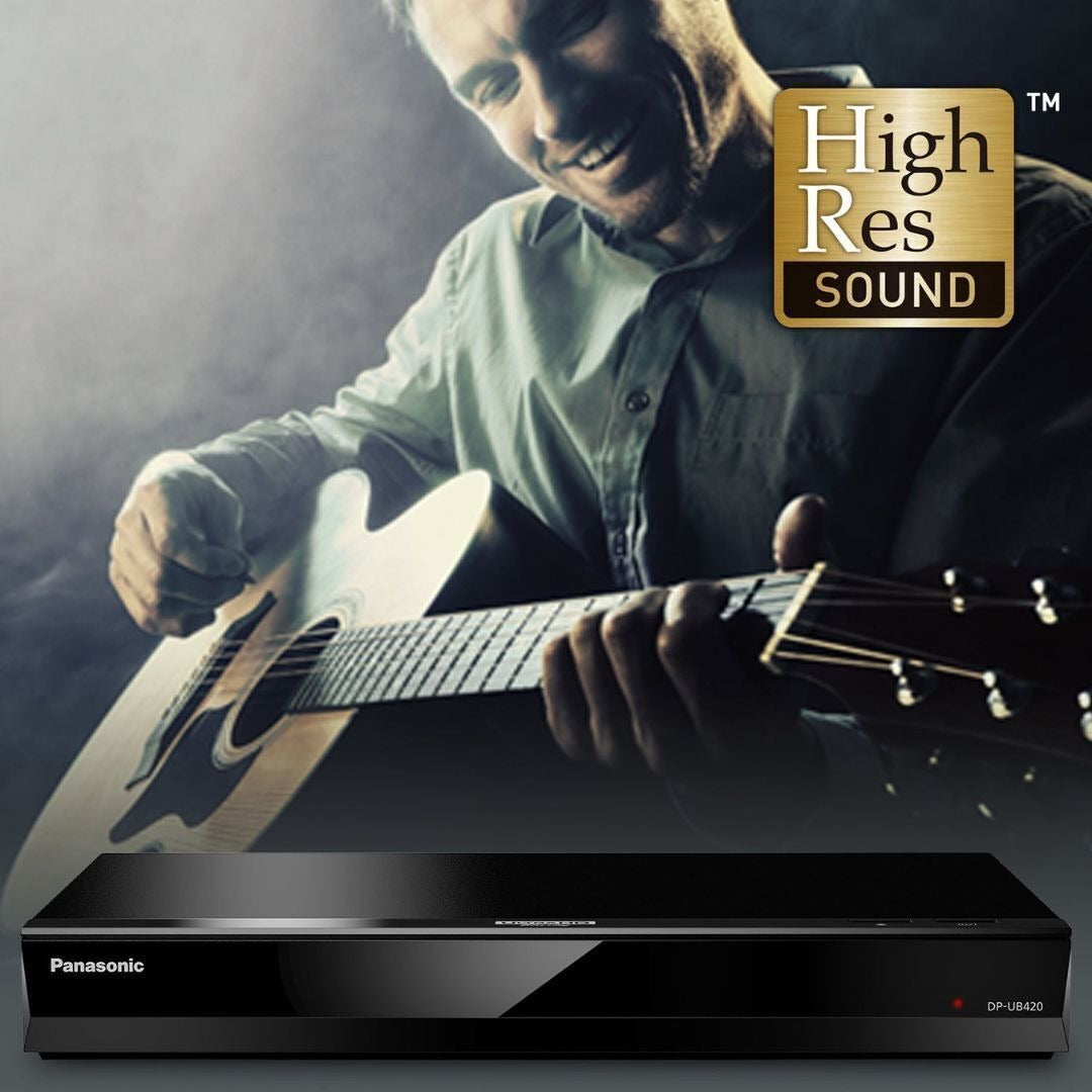 Panasonic DP-UB420-K 4K Ultra HD Blu-ray Player, HDR10+, Hi-Res Audio (Black) (Certified Refurbished)