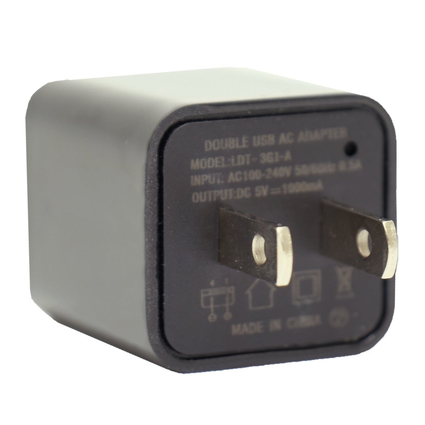 Mini Gadgets Fully Functional Mini Charging Adapter with 1080p Hidden Camera