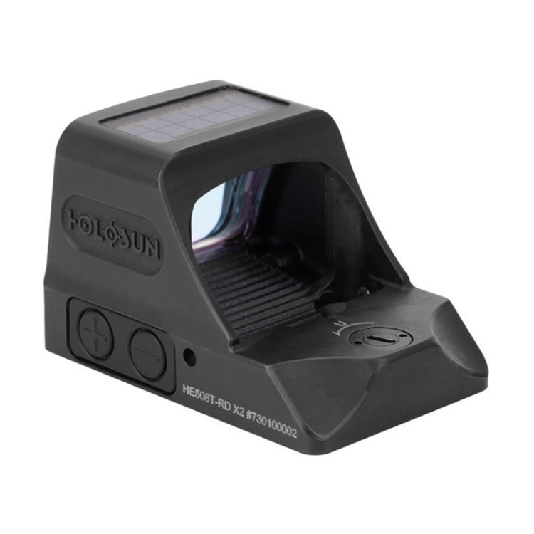 HOLOSUN HE508T-RD-X2 Black Anodized 1x 2/32 MOA Red Circle with Dot Reticle