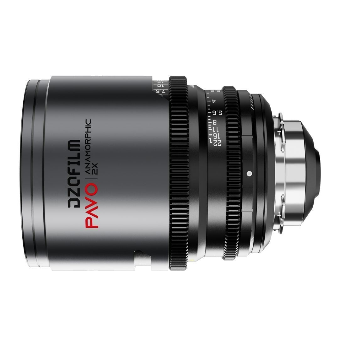 DZOFilm Pavo 75mm T2.1 2x Anamorphic Lens with PL or EF Mount (Space Gray and Black)