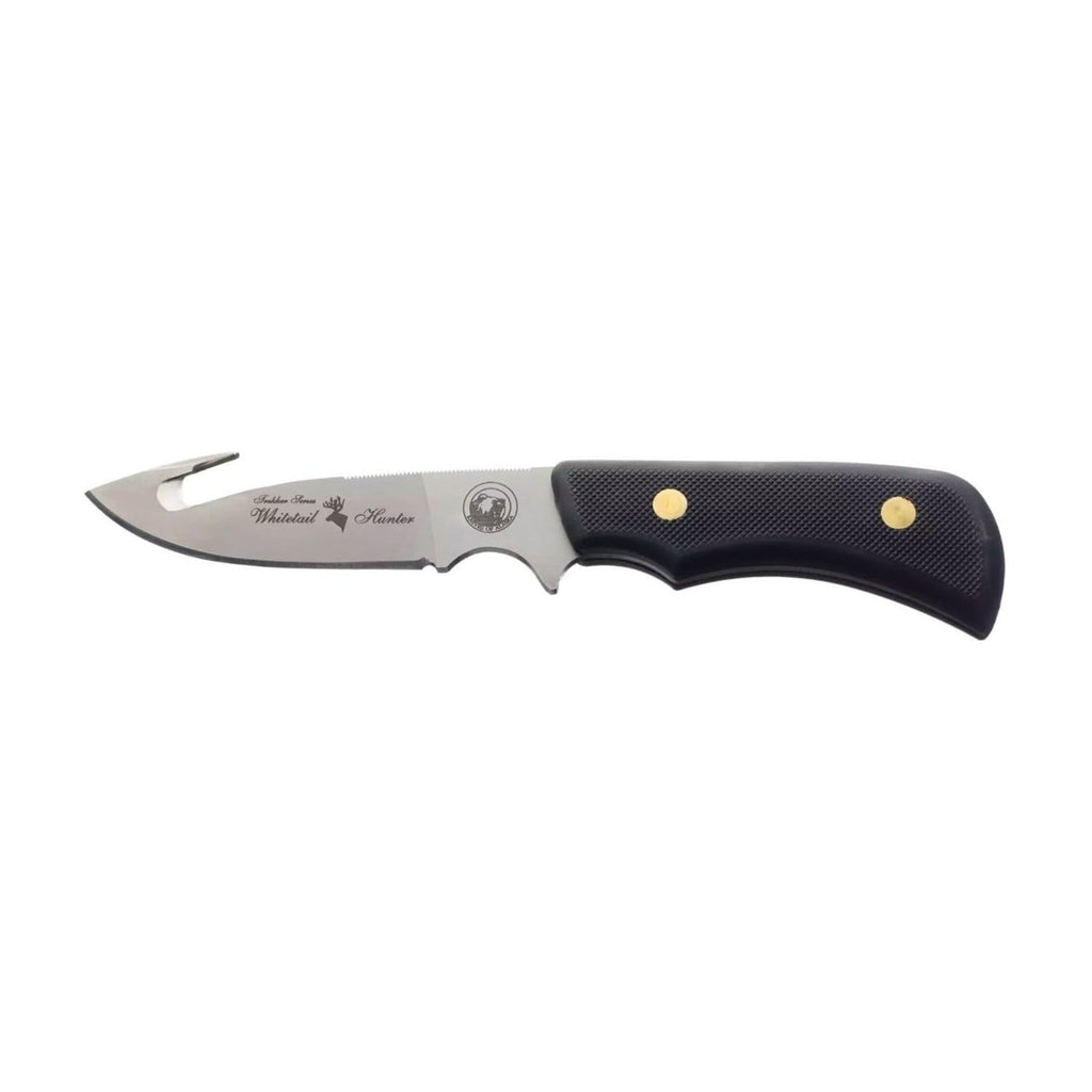 Knives of Alaska 3.25in SureGrip Trekker Series Whitetail Hunter Knife (Black)