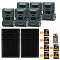 Spypoint FLEX-M2 32MP Trail Camera (6-Pack) with Solar Panel, Memory Card and Card Reader Bundle