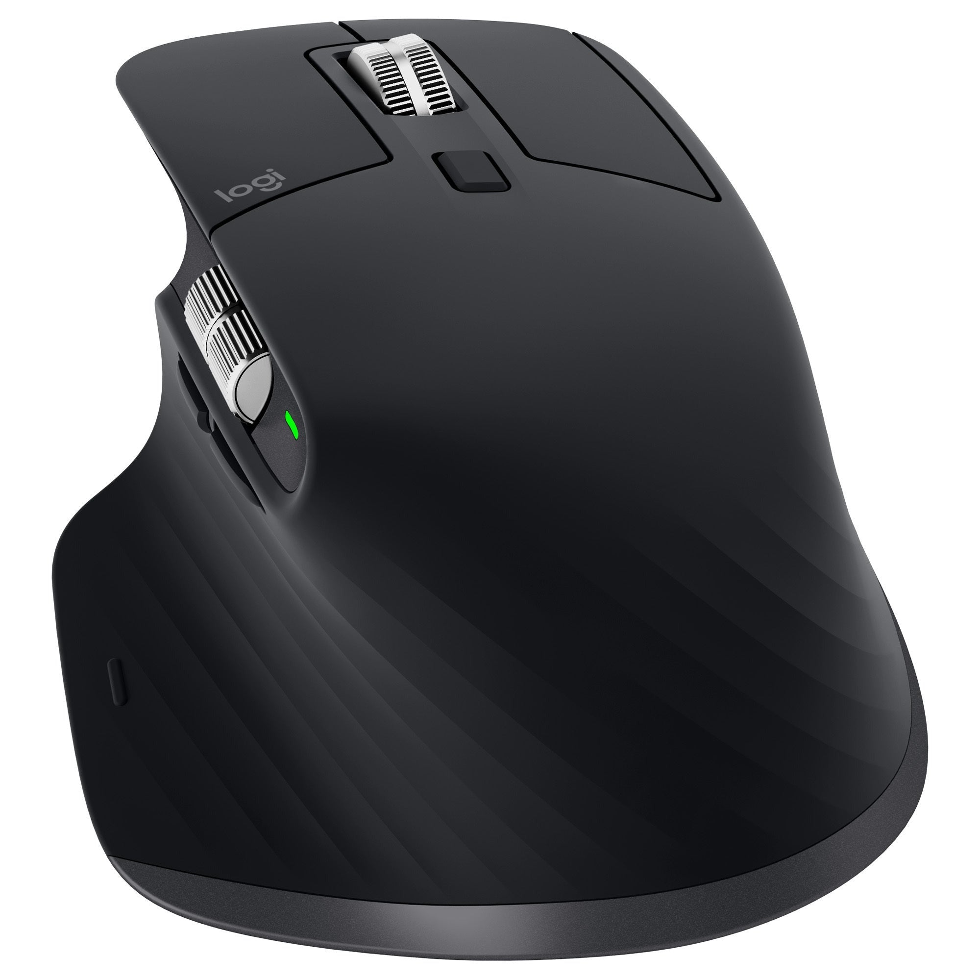 Logitech MX Master 3S Mouse (Black) Bundle with MX Palm Rest and 4-Port USB Hub