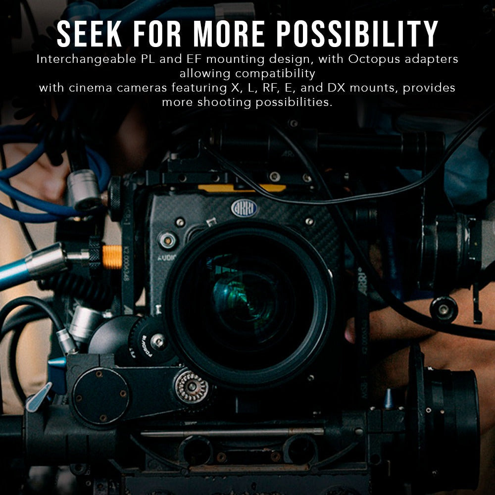 DZOFilm Pictor Zoom 50-125mm T2.8 Super 35 Parfocal Lens (PL Mount and EF Mount) Bundle