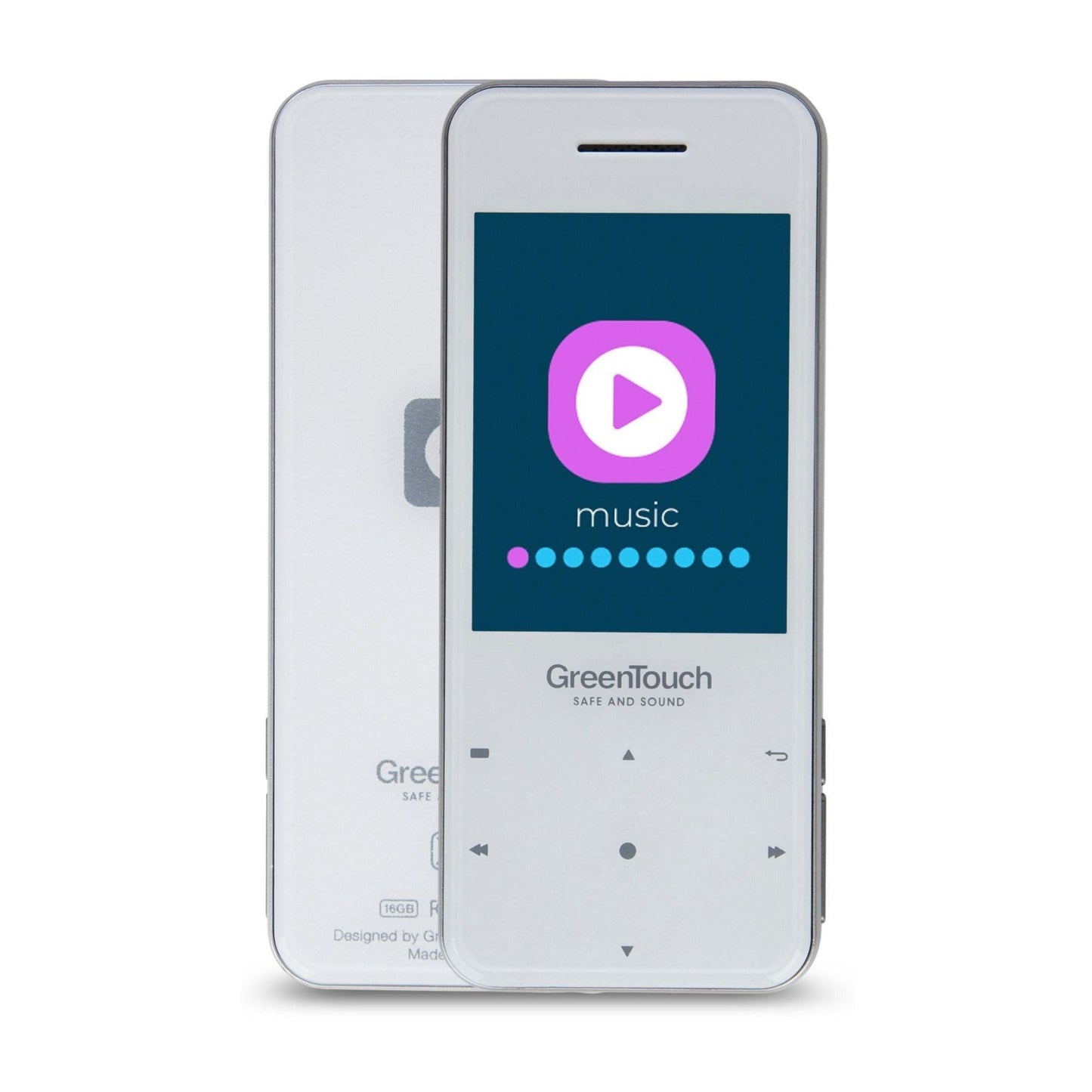 GreenTouch X5II 16GB Kosher Bluetooth MP3 Player (White)