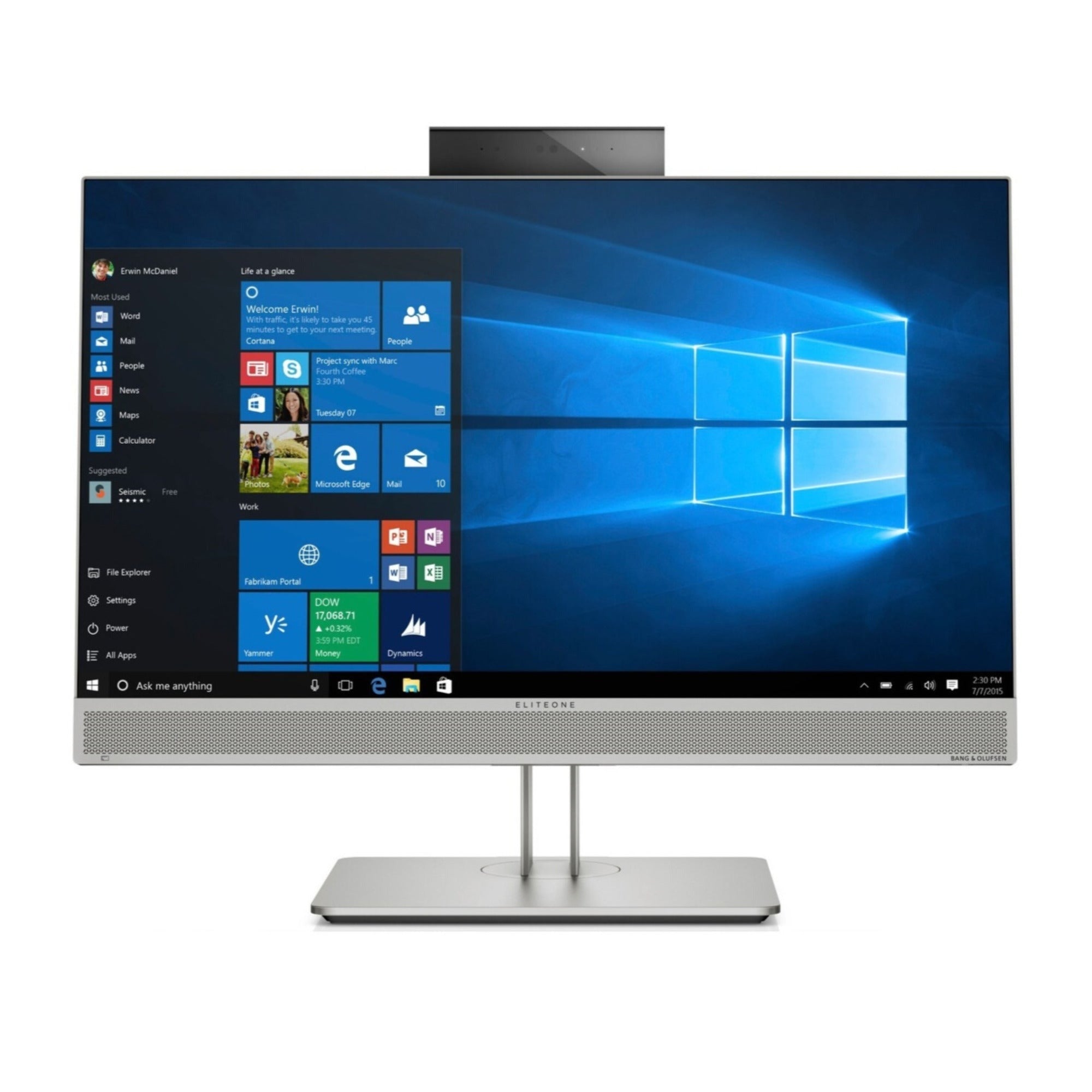 HP EliteOne 800 G5 23.8" FHD Touch All-in-One PC, Intel Core i5-9500, 8GB RAM, 1TB HDD, Windows 10 Pro (Certified Refurbished)