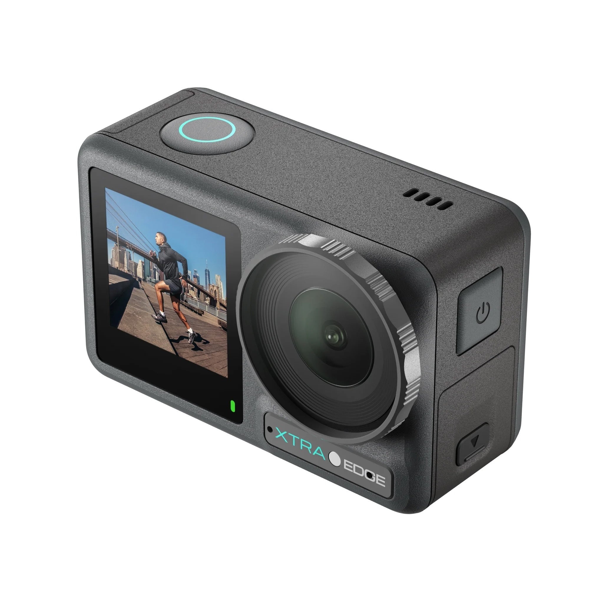 Xtra Edge Waterproof Action Camera with 4K Video Resolution and Dual Screens