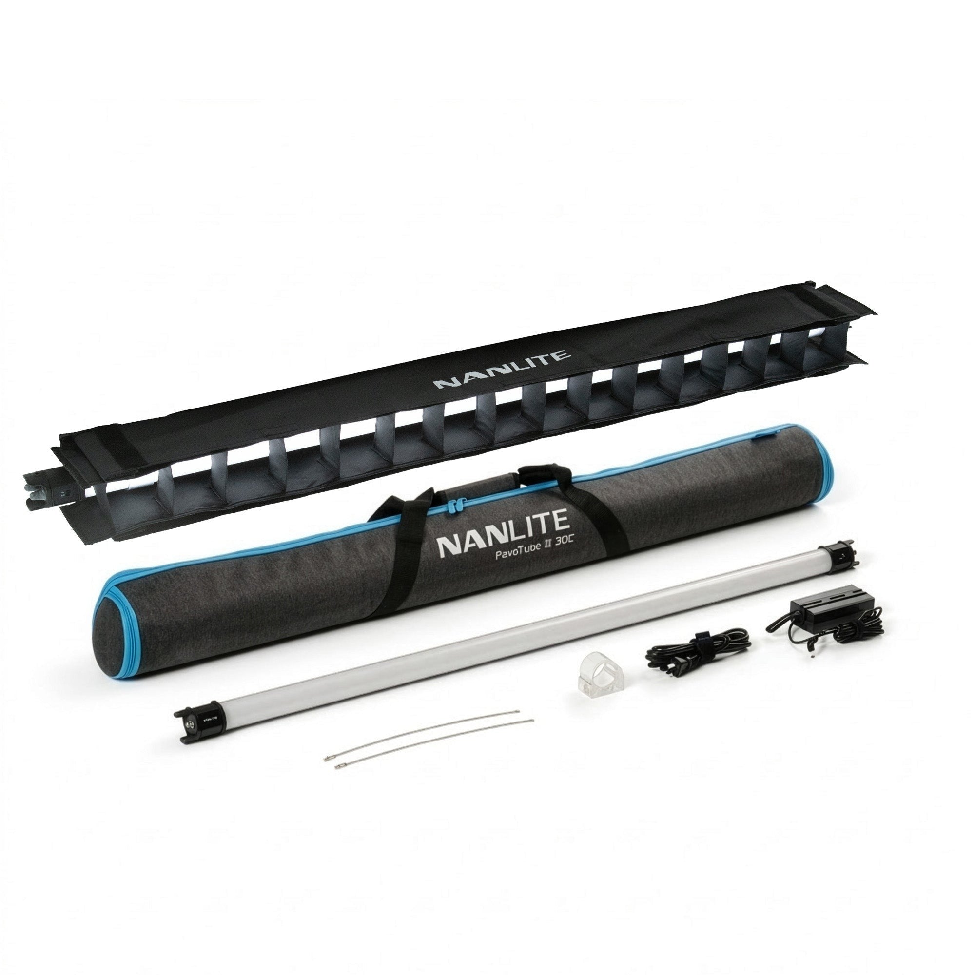 Nanlite PavoTube II 30C 4ft RGB LED Tube Light 2700-7500K Bundle