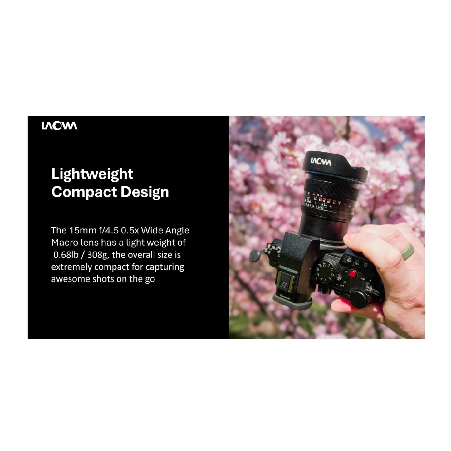 Laowa 15mm f/4.5 0.5X Wide Angle Macro (Auto Aperture) for Sony E-Mount