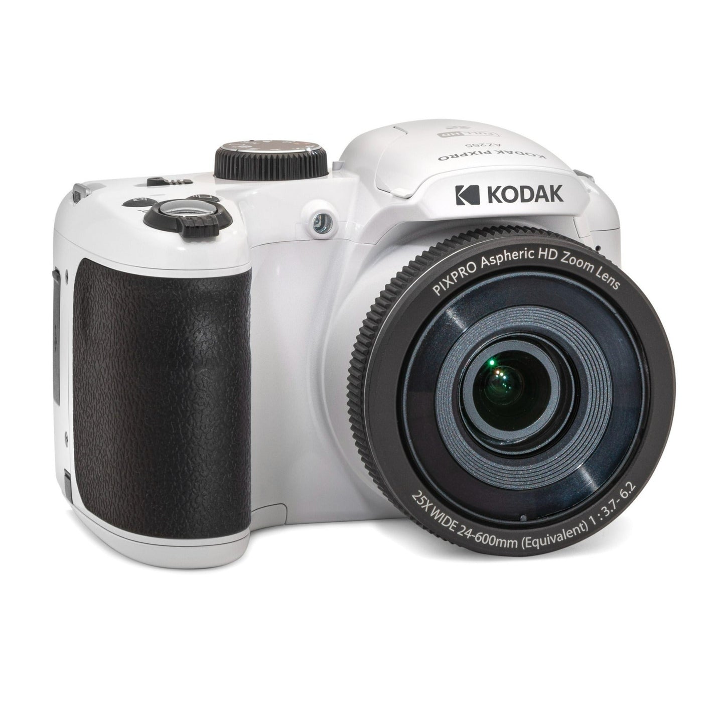 Kodak PIXPRO AZ255 Astro Zoom 16MP Digital Camera (White) with 64GB Memory Card and Accessory Bundle