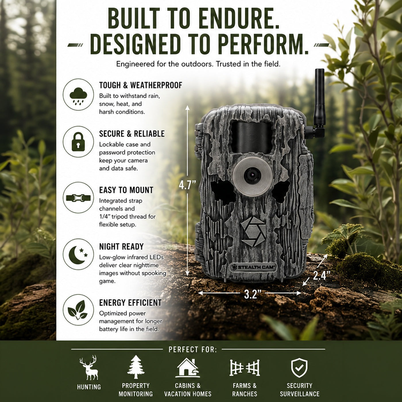 Stealth Cam Fusion X-Pro 36MP 720P Cellular Dual Sim Trail Camera 10-Pack Bundle