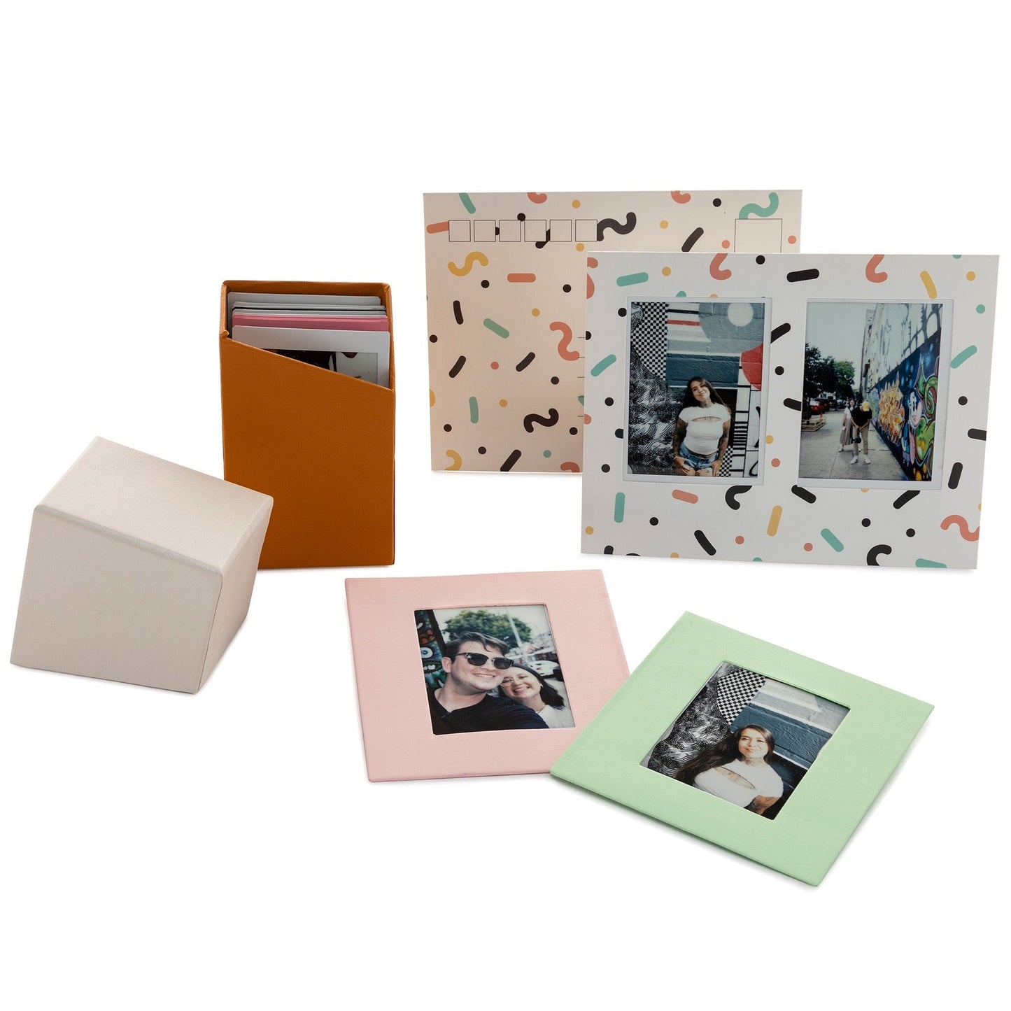 Fujifilm Instax Mini 40 Instant Film Camera with Contact Sheet Instant Film and Creative Memento Set