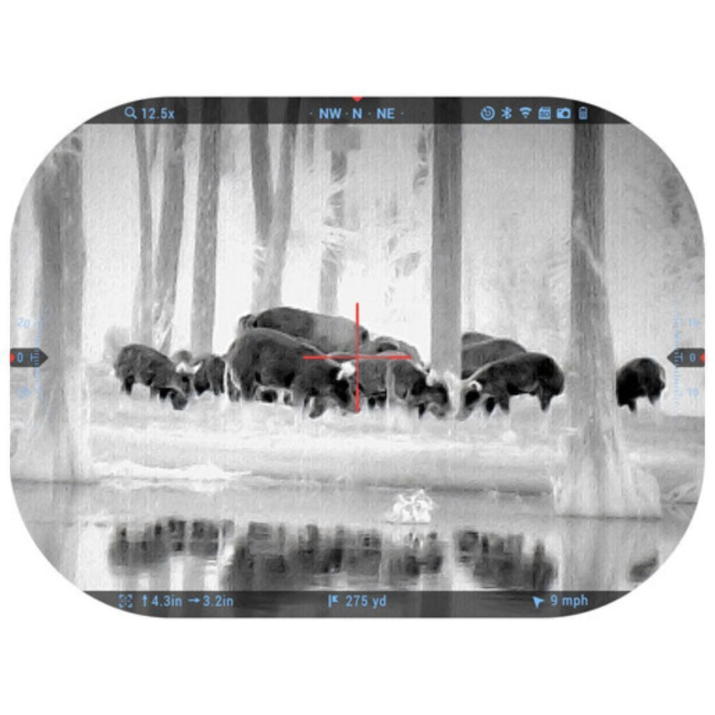 ATN Thor 5 320 4-16x Smart HD Thermal Rifle Scope with SharpIR AI Tech and Gen V Quad Core (Black)