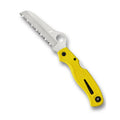 Spyderco Atlantic Salt 8.27 Inch Rust Free Yellow Folding Knife with FRN Handle