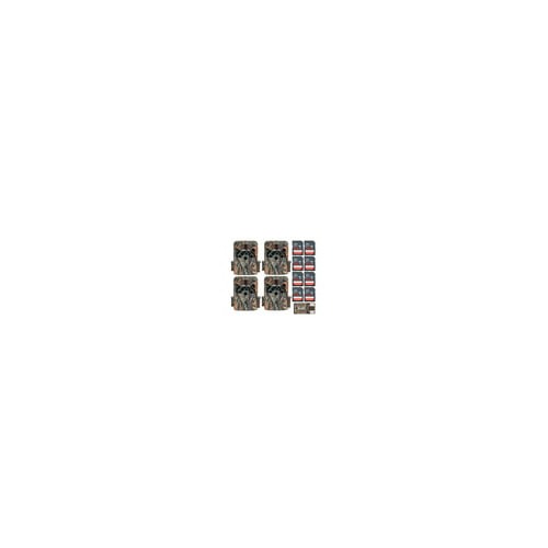 Browning Trail Cameras Strike Force Extreme (4-Pack), 32GB Card (8-Pack) Bundle