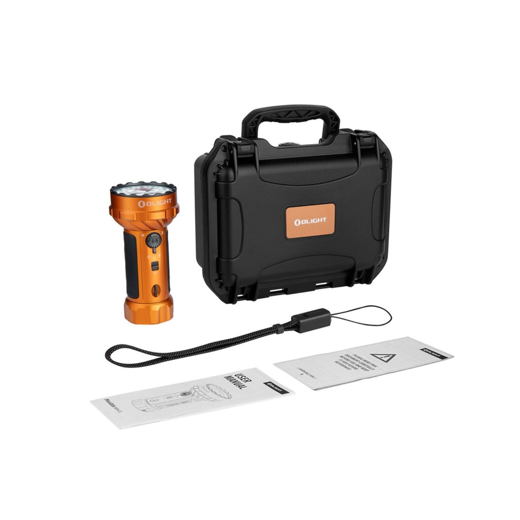 Olight Marauder Mini 2 10,000 Lumen Rechargeable Flashlight (Orange)