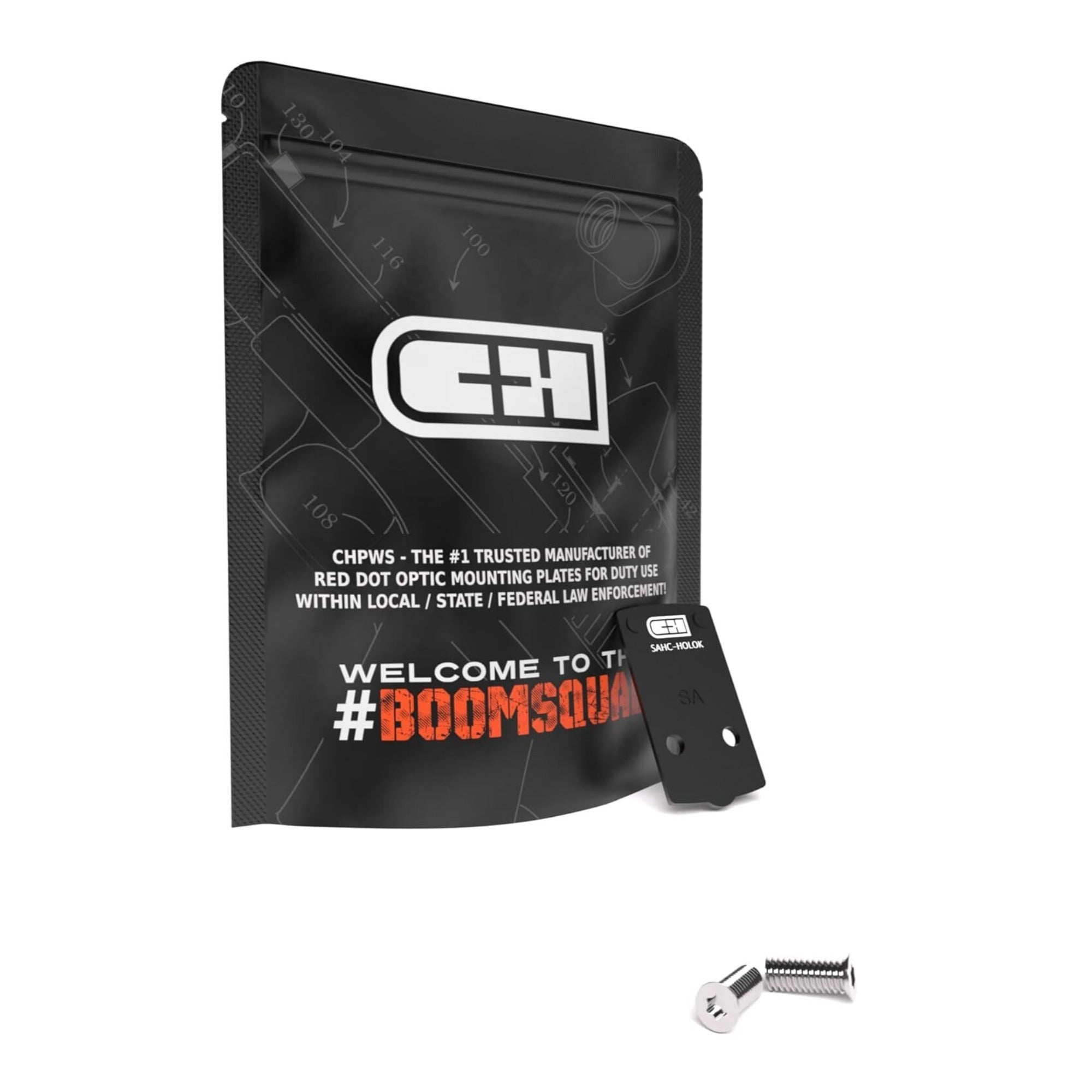 C+H Precision Red Dot Mounting Plate for Springfield Armory Hellcat and Holosun