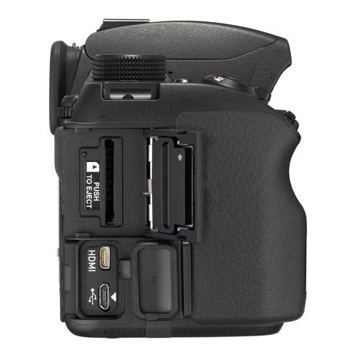 Pentax K-70 DSLR with SMC DA 18-55mm f/3.5-5.6 AL WR Lens (Black)