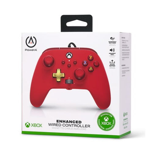 PowerA Enhanced Wired Controller for Xbox (Red)