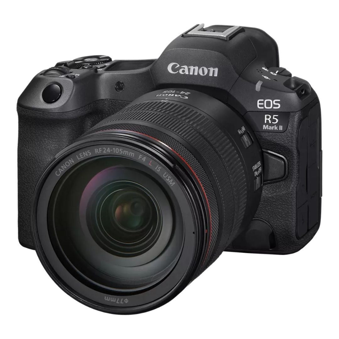 Canon EOS R5 Mark II Mirrorless Camera with RF24-105mm F4 L IS USM Lens Bundle