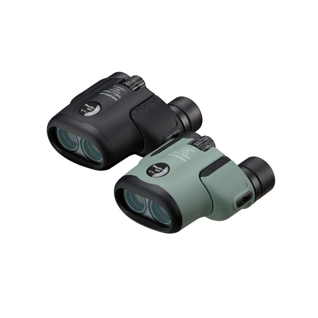 Pentax Papilio III 6.5x21 WR Binoculars with HD Coating 50cm Close Focus (Olive)