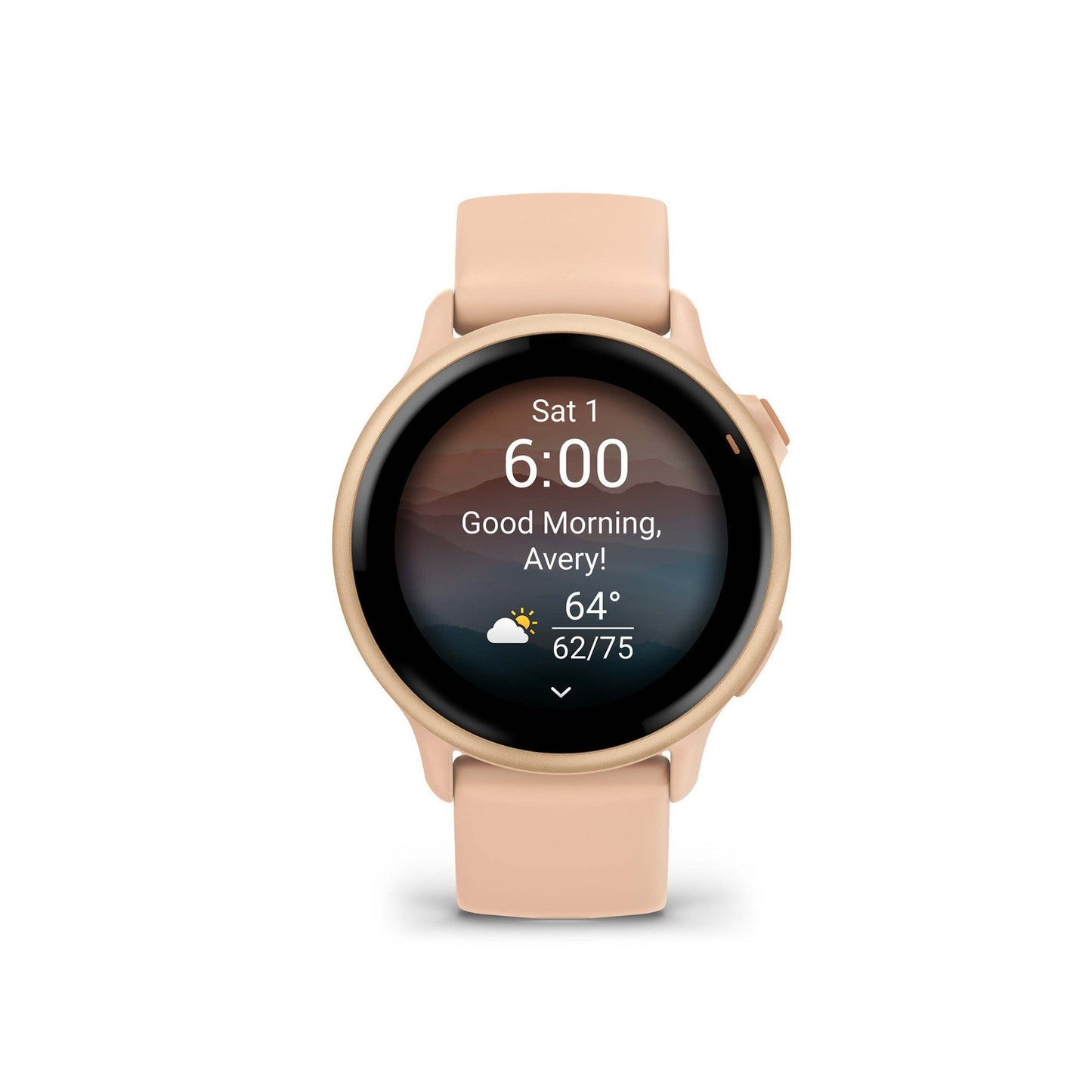 Garmin vivoactive 6 GPS Smartwatch (Metallic Pink) with Wireless Earbuds Bundle