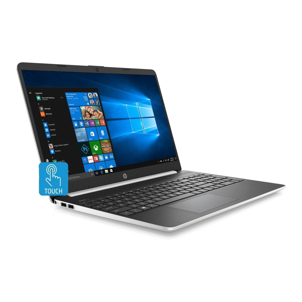 HP 15-dy Laptop, 15.6" Touch, Intel Core i3-1005G1, 8GB RAM, 256GB SSD, BrightView Display (Certified Refurbished)