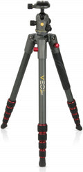 Vanguard Veo 2 235AB Aluminum Travel Tripod w/ Ball Head (Red)