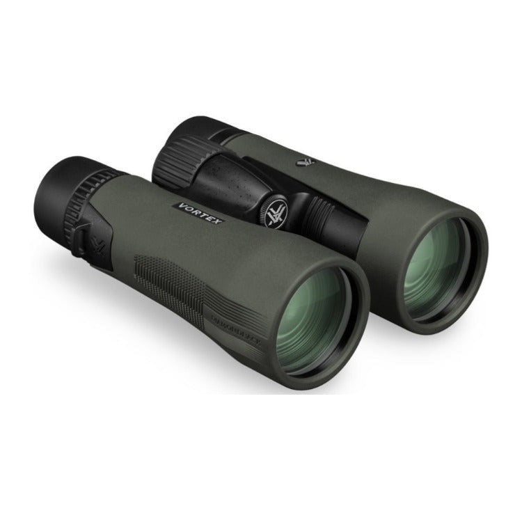 Vortex 12x50 Diamondback Roof Prism Binoculars with Glasspak Harness Case and Accessory Bundle