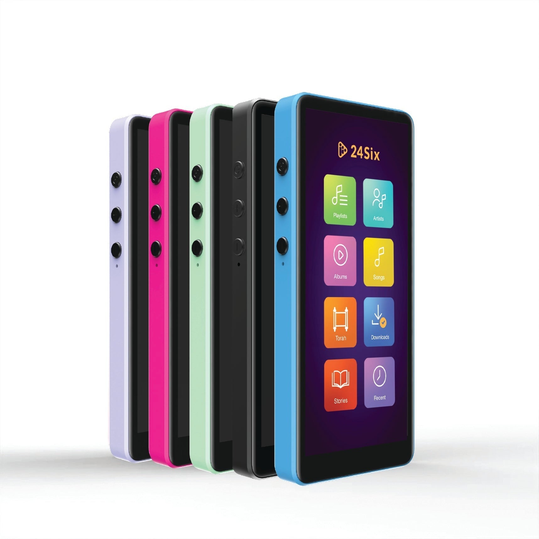 24Six Solo 3 Kosher MP3 Player (Green)