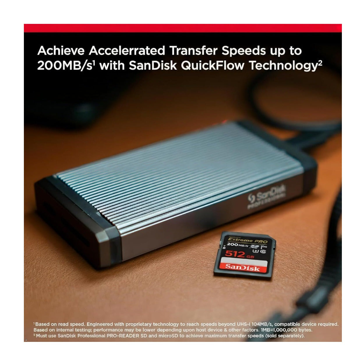 SanDisk 512GB Extreme PRO UHS-I U3 V30 SDXC Memory Card