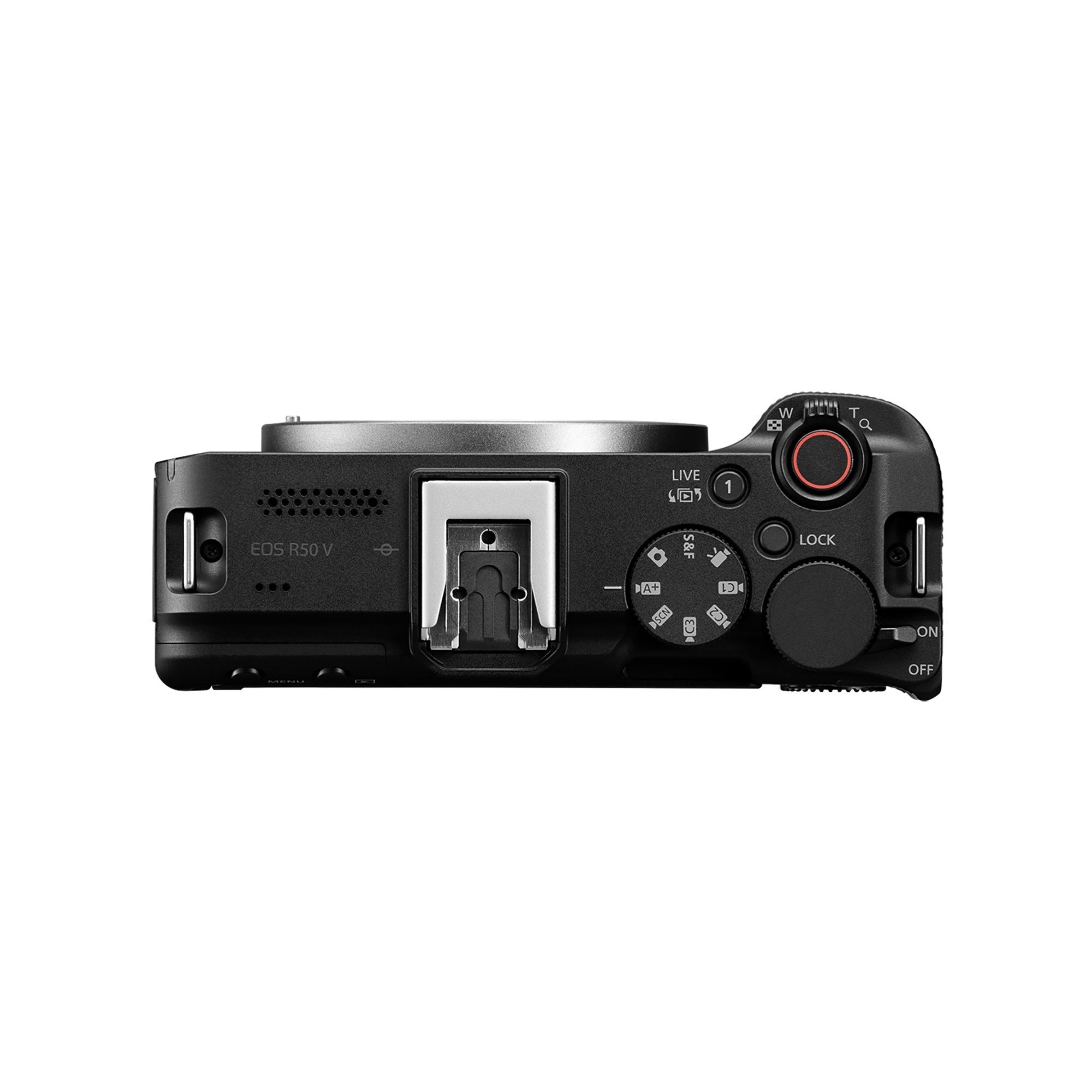 Canon EOS R50 V Mirrorless Camera with Memory Card and Camera Bag Bundle