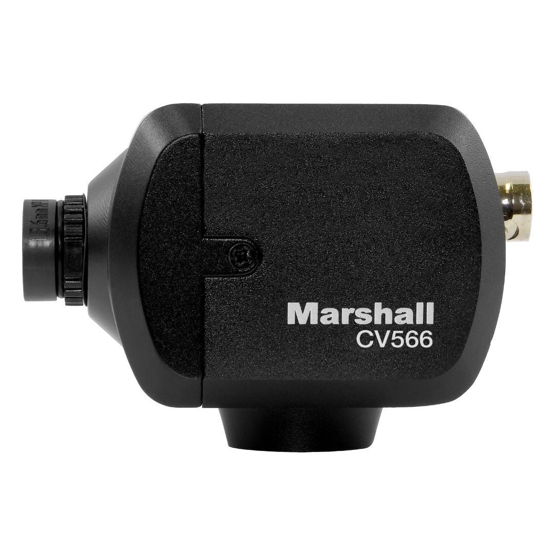 Marshall Micro CV566 Genlock Camera with Sony Exmor Sensors and HD Display (HDMI and 3GSDI, Black)