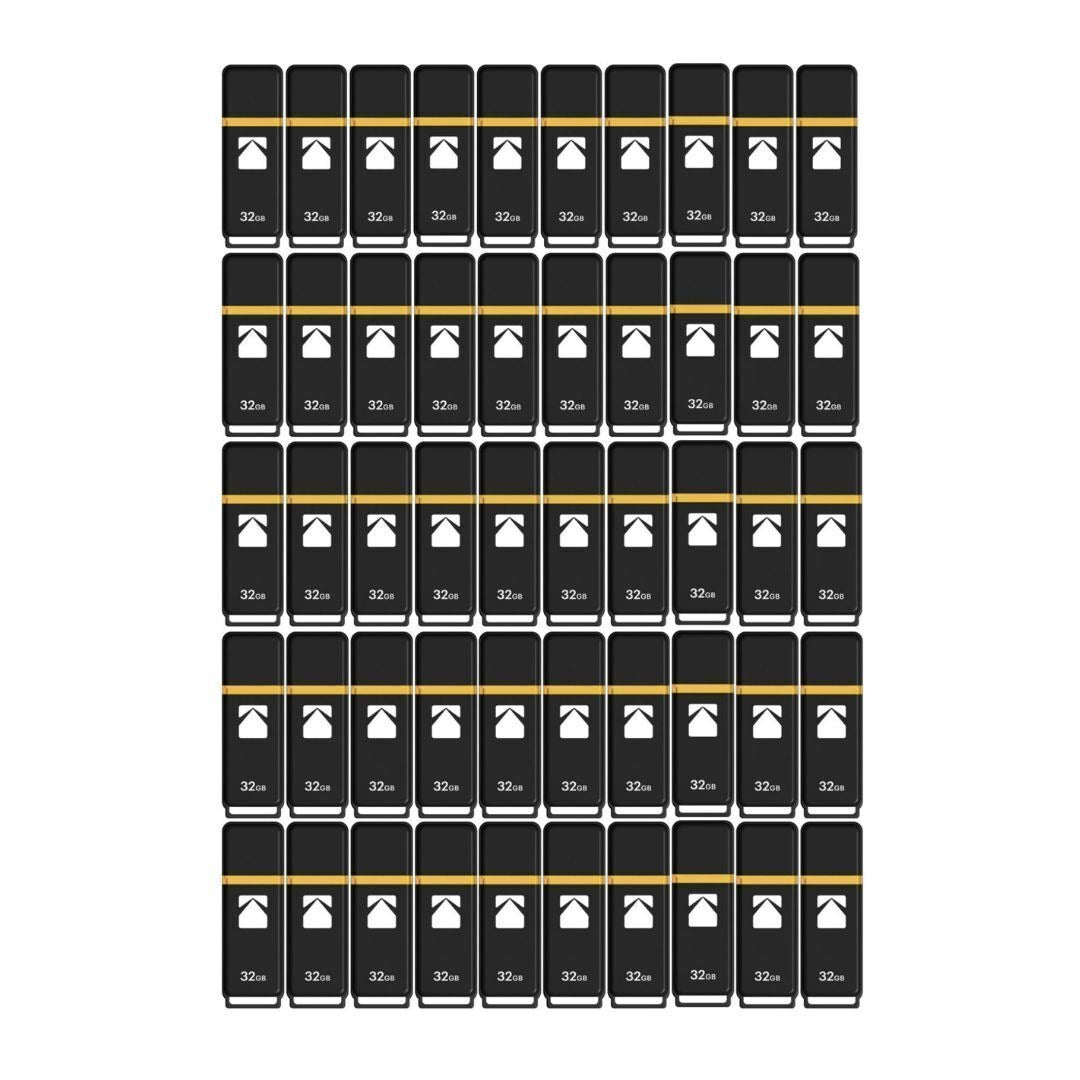 Kodak 32GB USB 3.2 USB Flash Drive (50-Pack)
