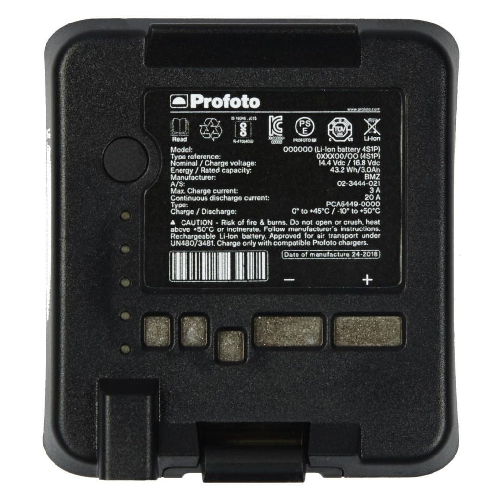 Profoto 4S1P Battery for Profoto B10 Series Flashes, Fast Charging (Black) (Certified Refurbished)