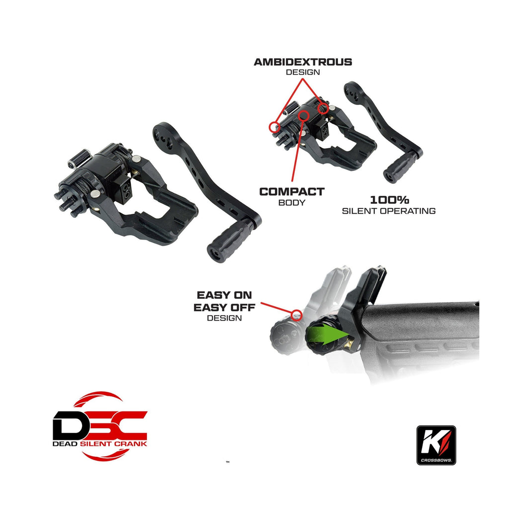 Killer Instinct BOSS 405 Crossbow Package Bundle with Dead Silent Crank LD Sled