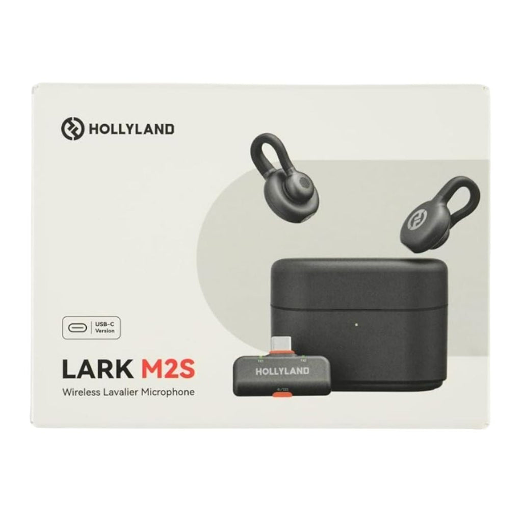 Hollyland LARK M2S DUO Wireless Combo Microphone System (2.4 GHz, Space Gray)