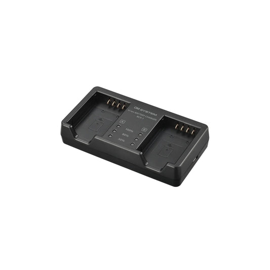 OM SYSTEM BCX-1 Dual Camera Battery Charger for BLX-1 with USB-C Port