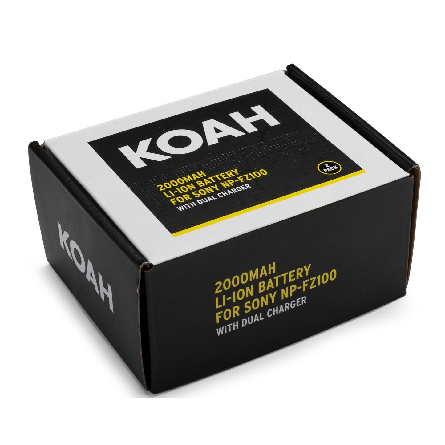 Koah PRO Sony NP-FZ100 Two-Pack Rechargeable 2000mAh Battery and Dual Charger