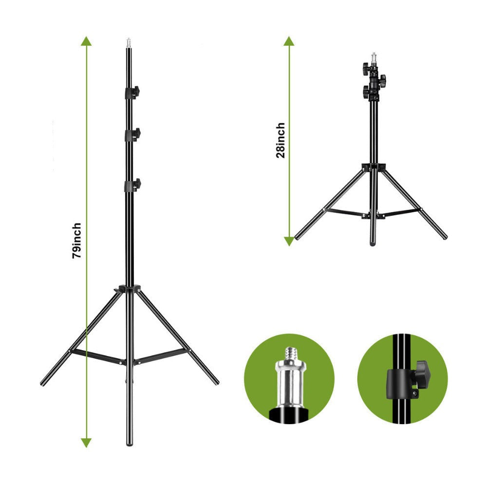GVM LED Video Soft Light Daylight-Balanced LS-p80s LED 1-Light Kit with Umbrella
