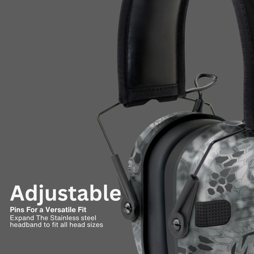 Walkers Razor Digital Ear Muffs (Raid Kryptek) Bundle with Accessories