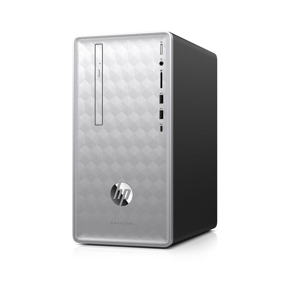 HP Pavilion 590 Desktop PC, Intel Core i7-8700, 16GB RAM, 2TB HDD, AMD Radeon 2GB, Windows 10 (Certified Refurbished)