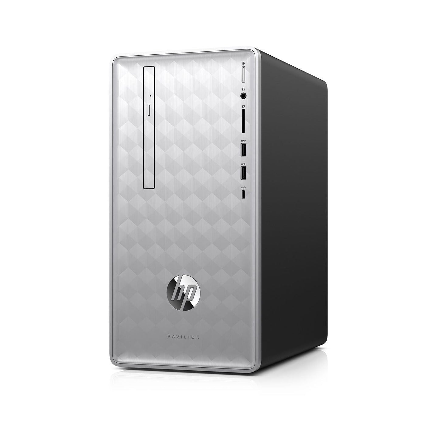 HP Pavilion 590 Desktop PC, Intel Core i7-8700, 16GB RAM, 2TB HDD, AMD Radeon 2GB, Windows 10 (Certified Refurbished)