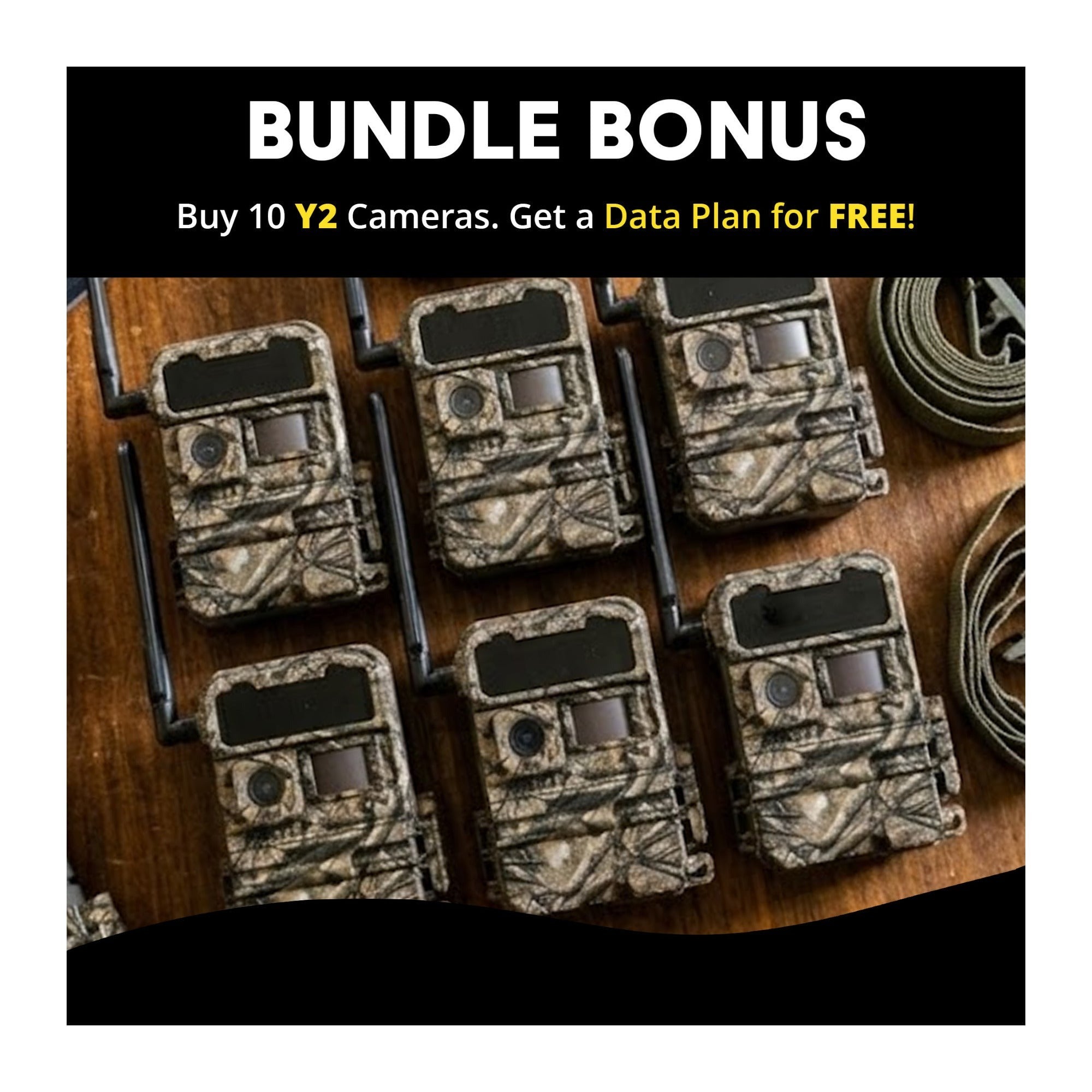 Yellowstone Y2 Black Wide Lens Camera Bundle with 5,000 mAh Battery Pack, and Card Reader (2-Pack)