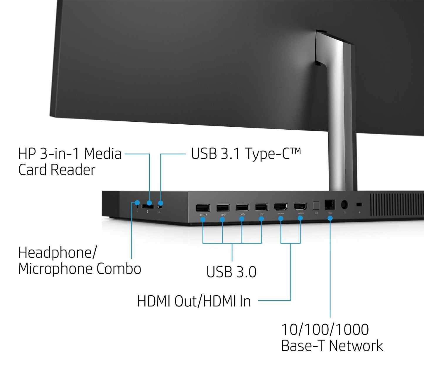 HP ENVY 27-b 27" QHD Touchscreen All-in-One Desktop, Intel Core i7-6700T, 2TB Storage (Refurbished)