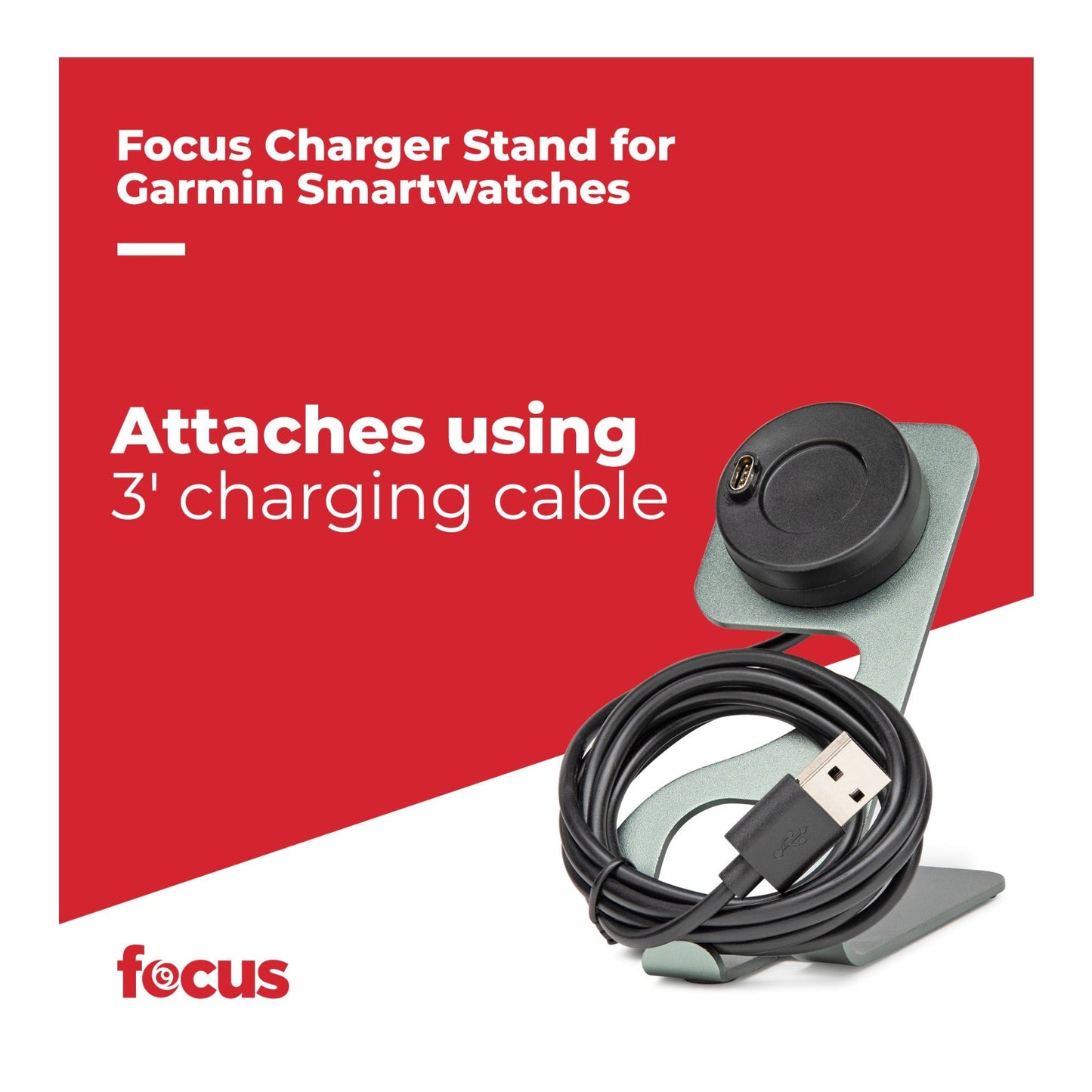 Focus Camera Portable Charger Stand and USB Charging Cable