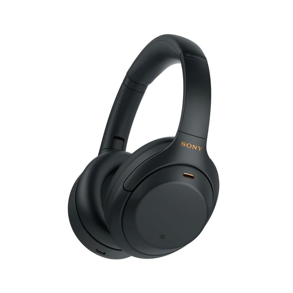 Sony WH-1000XM4 Wireless Headphones (Black) with Oclip Clip-On Light Bundle