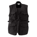 DOMKE PhoTOGS Vest with 100 Percent Cotton, 12 Pockets and Padded Collar (Black, Large Size)